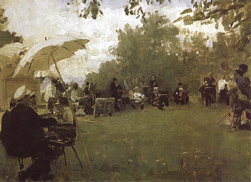 Ilya Repin At the Academy-s House in the Country